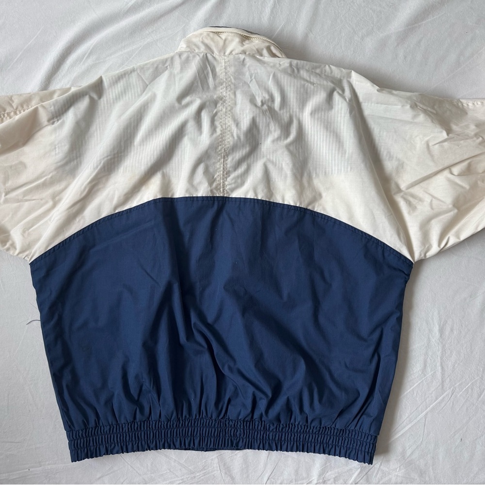 Ash Sport Navy and White Striped Jacket Preppy Coastal - Picture 7 of 10